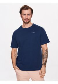 outhorn - Outhorn T-Shirt TTSHM453 Granatowy Regular Fit. Kolor: niebieski. Materiał: bawełna