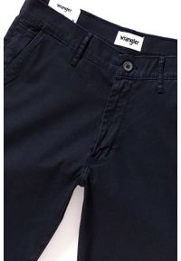 Wrangler - WRANGLER SPODNIE MĘSKIE CHINO NAVY WASHED W16LHE49I. Materiał: materiał #9