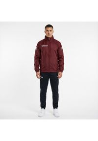 LEGEA - Kurtka przeciwdeszczowa ITALIA SPECIAL dla dorosłych bordowa. Kolor: czerwony, wielokolorowy, brązowy. Styl: sportowy #1