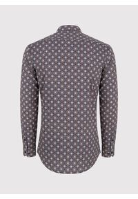 Pako Lorente - PAKO LORENTE – Koszula męska we wzór geometryczny. Typ kołnierza: kołnierzyk klasyczny. Materiał: bawełna, elastan. Długość rękawa: długi rękaw. Długość: długie. Wzór: geometria #4