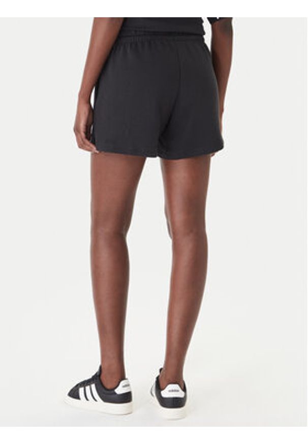 Adidas - adidas Szorty sportowe Essentials Small Logo Feel Cozy JC5925 Czarny Regular Fit. Kolor: czarny. Materiał: bawełna