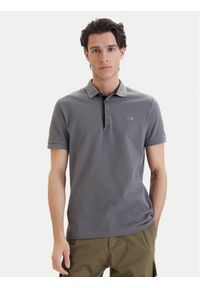 The North Face Polo NF0A8C1N Szary Slim Fit. Typ kołnierza: polo. Kolor: szary. Materiał: bawełna #1