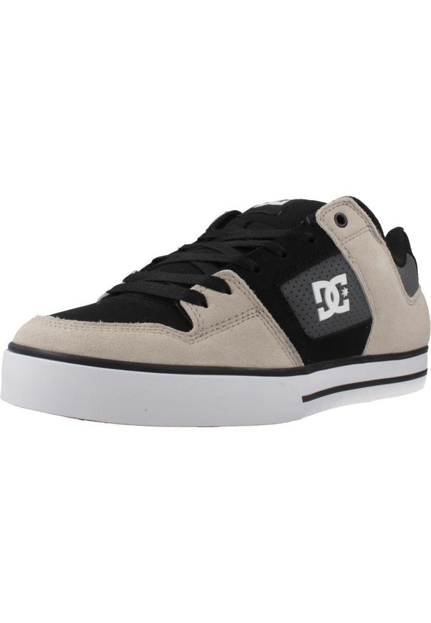 DC Shoes - Tenisówki Dc Model Pure M Shoe Kolor Beżowy. Kolor: beżowy. Materiał: tkanina, skóra, syntetyk