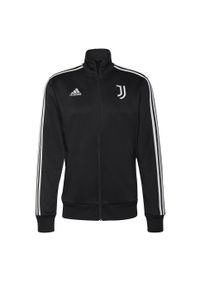 Bluza sportowa męska Adidas Juventus 3-Striper. Kolor: czarny, biały, wielokolorowy. Materiał: poliester. Sport: piłka nożna