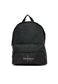 Calvin Klein Plecak Bold Small Round Backpack LV04D3257G Czarny. Kolor: czarny. Materiał: materiał #3