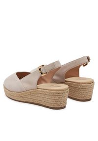 Geox Espadryle D55YXA-00021 C6738 Beżowy. Kolor: beżowy. Materiał: materiał #6