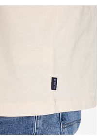 TOMMY HILFIGER - Tommy Hilfiger T-Shirt Arched MW0MW30055 Beżowy Regular Fit. Kolor: beżowy. Materiał: bawełna