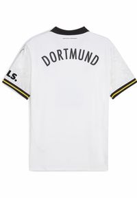 Puma - Męska koszulka dodatkowa Borussia Dortmund 24/25 PUMA White. Kolor: biały. Materiał: materiał