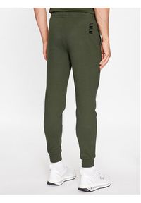 EA7 Emporio Armani Spodnie dresowe 8NPP53 PJ05Z 1845 Khaki Regular Fit. Kolor: brązowy, zielony. Materiał: dresówka, bawełna #4