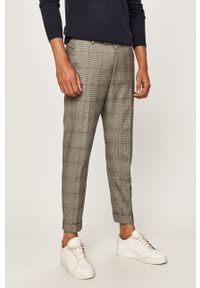 Strellson - Spodnie. Kolor: szary. Materiał: tkanina #1