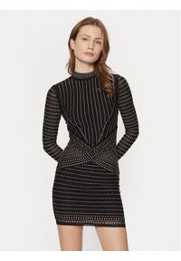 Marciano Guess Sukienka koktajlowa 5RGK30 6218A Czarny Regular Fit. Kolor: czarny. Materiał: syntetyk. Styl: wizytowy