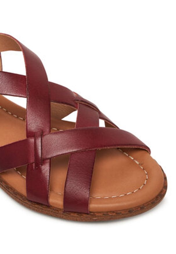 Pikolinos Sandały Algar W0X-0556St Czerwony. Kolor: czerwony. Materiał: skóra