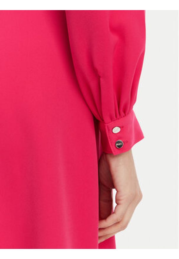 DKNY Sukienka koszulowa DD3K7484 Różowy Regular Fit. Kolor: różowy. Materiał: syntetyk. Typ sukienki: koszulowe