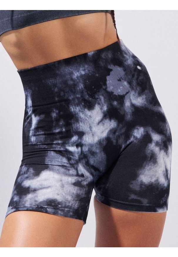 Sinsay - Kolarki sportowe tie-dye - szary. Kolor: szary. Styl: sportowy