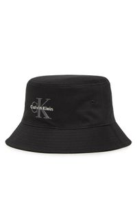 Calvin Klein Jeans Kapelusz Bucket LV04G5020G Czarny. Kolor: czarny. Materiał: bawełna, materiał
