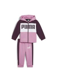 Dresy Joggerowe Puma Minicats Colorblock Fl Dzieci. Okazja: na co dzień, na uczelnię. Kolor: różowy. Materiał: dresówka. Styl: casual #1