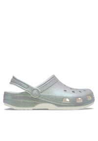 Crocs Klapki Classic Iridescent Glitter Clog 211005 Srebrny. Kolor: srebrny