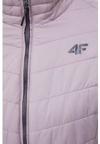 4f - 4F kurtka sportowa kolor fioletowy przejściowa. Kolor: fioletowy. Materiał: włókno, puch, materiał. Technologia: Primaloft #3