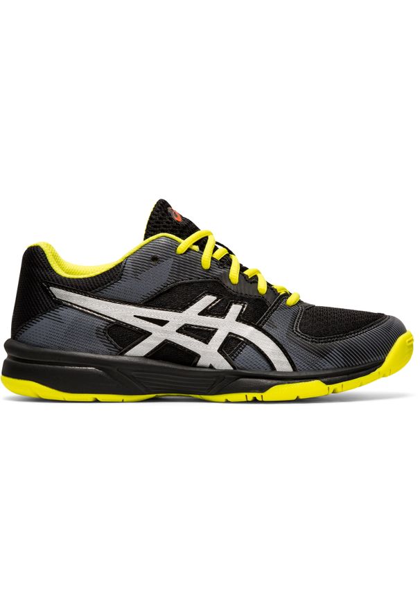 Buty dziecięce Asics Gel-tactic. Kolor: szary, wielokolorowy, czarny. Materiał: syntetyk, materiał, tkanina. Sport: siatkówka