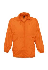 SOL'S - Wiatrówka Unisex Surf Dla Dorosłych. Kolor: żółty, pomarańczowy, wielokolorowy