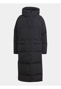 Adidas - adidas Płaszcz zimowy Big Baffle Coat IK3159 Czarny Loose Fit. Kolor: czarny. Materiał: syntetyk. Sezon: zima #5