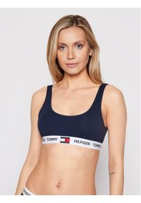 TOMMY HILFIGER - Tommy Hilfiger Biustonosz top UW0UW02225 Granatowy. Kolor: niebieski. Materiał: bawełna