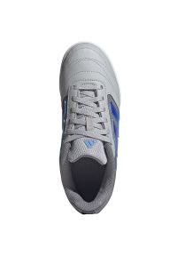 Adidas - Buty adidas Super Sala 2 In Jr IE7560 szare. Kolor: szary. Materiał: materiał. Szerokość cholewki: normalna #5