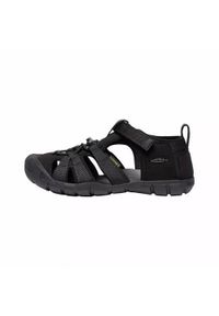 keen - Buty do chodzenia dla dzieci Keen Seacamp II Cnx. Zapięcie: rzepy. Kolor: czarny. Materiał: guma, tkanina