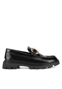 Badura Loafersy SOPHIA-116675 Czarny. Kolor: czarny. Materiał: lakier, skóra