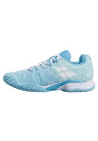 Buty tenisowe damskie Babolat Propulse Blast All Court tanager turquoise 36. Kolor: biały, niebieski, wielokolorowy. Sport: tenis