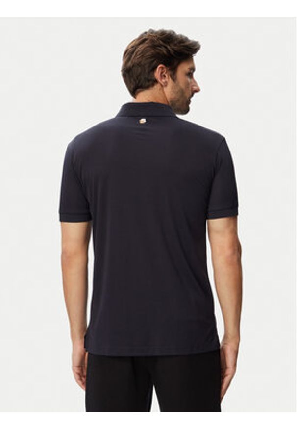 BOSS Polo Game 3 50563363 Granatowy Regular Fit. Typ kołnierza: polo. Kolor: niebieski. Materiał: syntetyk