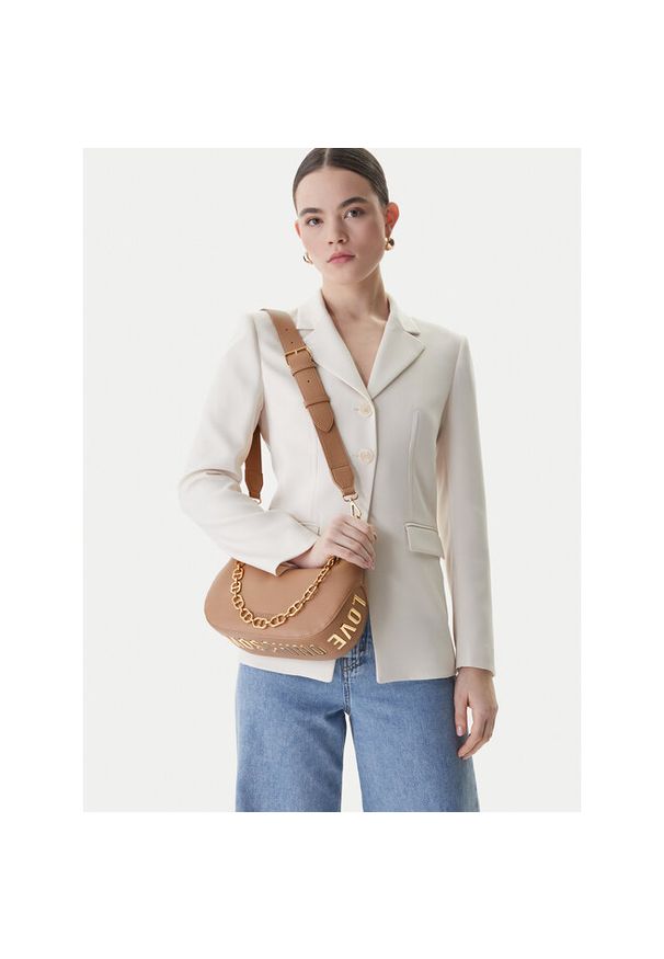 Love Moschino - Torebka LOVE MOSCHINO. Kolor: beżowy