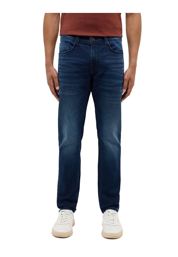 Męskie Spodnie Jeansowe Mustang Style Oregon Slim K Denim Blue 1015872 5000 983