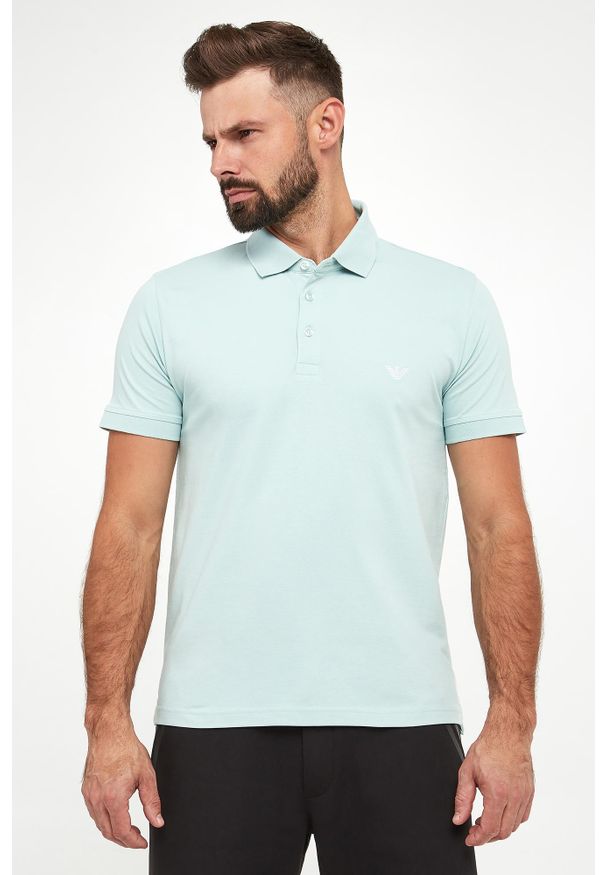 Emporio Armani Swimwear - Polo męskie EMPORIO ARMANI SWIMWEAR. Typ kołnierza: polo