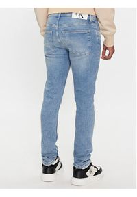 Calvin Klein Jeans Jeansy J30J324585 Niebieski Skinny Fit. Kolor: niebieski