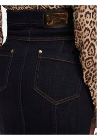 Marciano Guess Spódnica jeansowa 5YGD13 7347A Granatowy Regular Fit. Kolor: niebieski. Materiał: bawełna