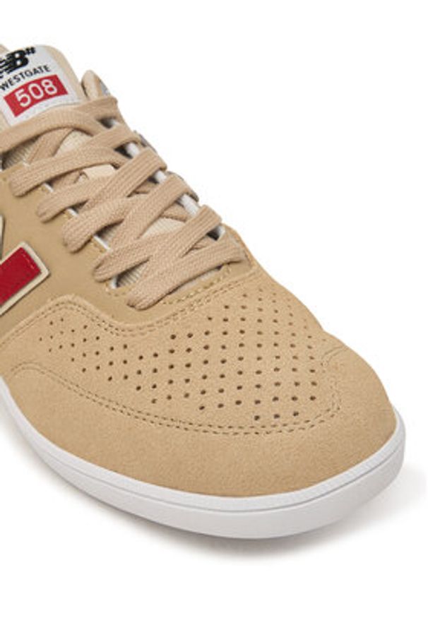 New Balance Sneakersy UN508TBR Beżowy. Kolor: beżowy. Materiał: skóra, zamsz