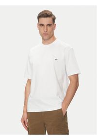 BOSS T-Shirt 50546374 Biały Relaxed Fit. Kolor: biały. Materiał: bawełna
