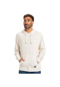 Quiksilver - Bluza z kapturem dla Mężczyzn GREAT OTWAY Szary. Typ kołnierza: kaptur. Kolor: szary. Materiał: materiał, poliester, bawełna. Długość: długie. Wzór: ze splotem