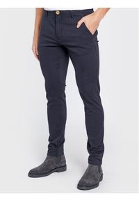Blend Spodnie materiałowe Natan 20703472 Granatowy Regular Fit. Kolor: niebieski. Materiał: bawełna #1