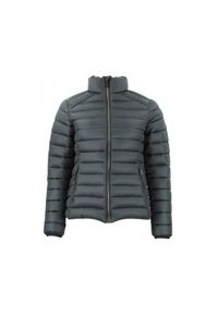 PEAK MOUNTAIN - Damska kurtka puchowa bez kaptura Peak Mountain Fine. Typ kołnierza: bez kaptura. Kolor: czarny. Materiał: puch. Sport: turystyka piesza #1