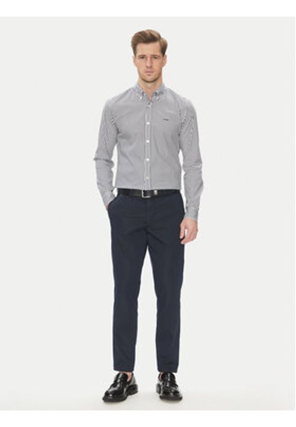 BOSS Koszula H-Roan-Bd-E-C1-243 50520285 Niebieski Slim Fit. Kolor: niebieski. Materiał: bawełna