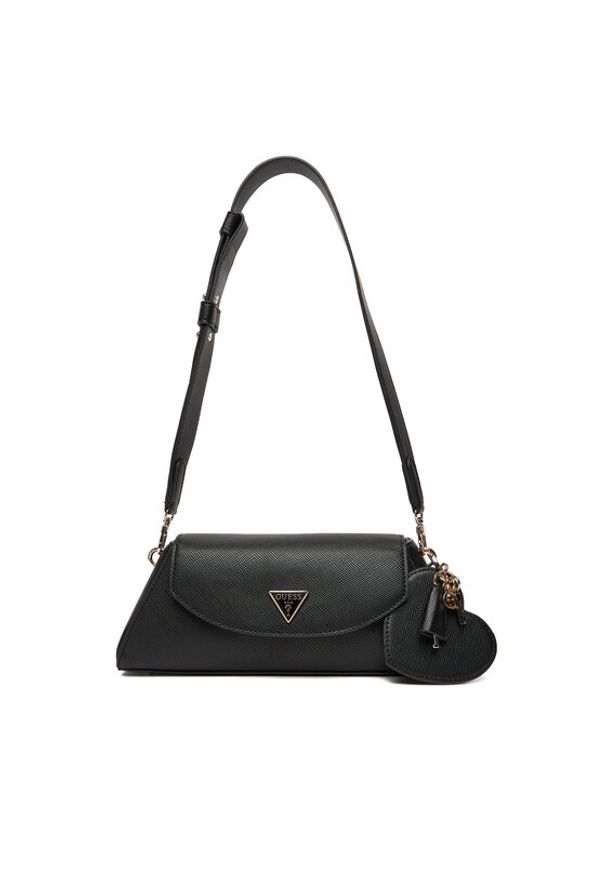 Guess Torebka Bolena HWZG92 07190 Czarny. Kolor: czarny. Materiał: skórzane