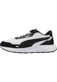 Buty Puma Runtamed, Mężczyźni. Kolor: biały. Materiał: materiał