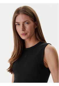 Calvin Klein Jeans Top LV047B265G Czarny Slim Fit. Kolor: czarny. Materiał: bawełna #3