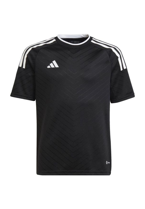 Koszulka do piłki nożnej dla dzieci Adidas Campeon 23 Jersey. Kolor: wielokolorowy, czarny, biały. Materiał: jersey