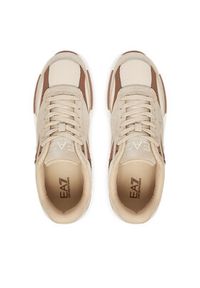 EA7 Emporio Armani Sneakersy 7X000359 AF19081 MZ167 Beżowy. Kolor: beżowy. Materiał: materiał #5