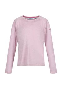Regatta - Dziecięca Koszulka Burlow Jersey. Kolor: fioletowy. Materiał: jersey