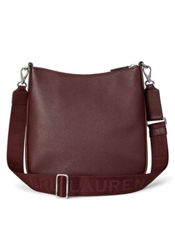 Lauren Ralph Lauren - LAUREN RALPH LAUREN Torebka 431970152011 Bordowy. Kolor: czerwony. Materiał: skórzane