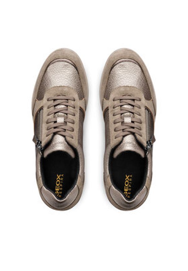 Geox Sneakersy D Ilde D46RAA 02N22 C6029 Beżowy. Kolor: beżowy. Materiał: skóra